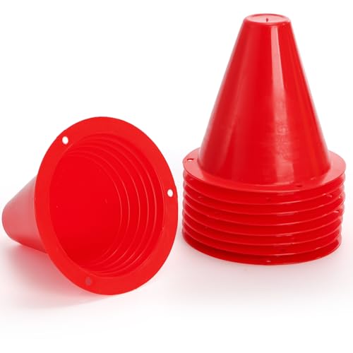Mini Sports Cones 3 Inch Pack of 120 for Agility Training and Indoor Outdoor Sports