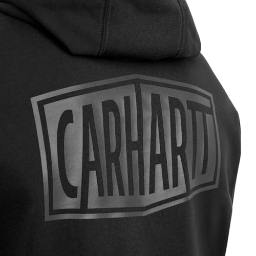 Men's Rain Defender Sweatshirt - Loose Fit, Midweight, Waterproof, Large Black