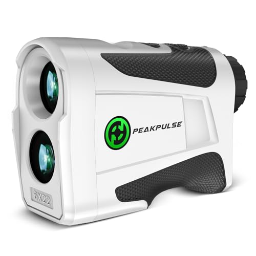 PEAKPULSE LG1500AG Golf Range Finder 1700 Yards 6X Slope Switch Magnetic Mount USB-C