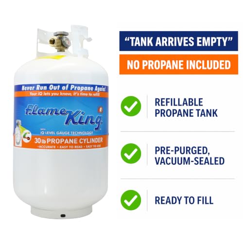 30lb Steel Propane Tank with Gauge & OPD Valve - Fits Grills, RVs, Camping (Variation of THIS listing)