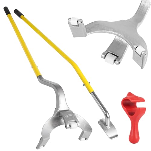 Yellow Jacket Nylon Tire Mount Demount Tool Set 22.5-24.5 Inch with Bead Keeper