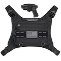 Sports Chest Pack for Men - Fits Pistols, Running, Hiking, Black