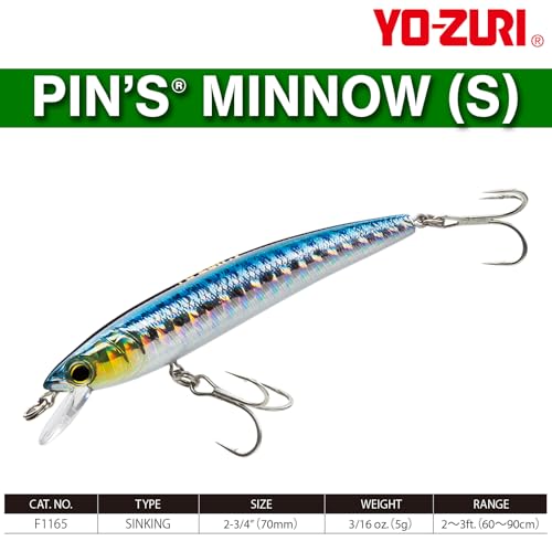 Sinking Fishing Lure 70mm Chartreuse Minnow Bait for Freshwater & Saltwater Fishing