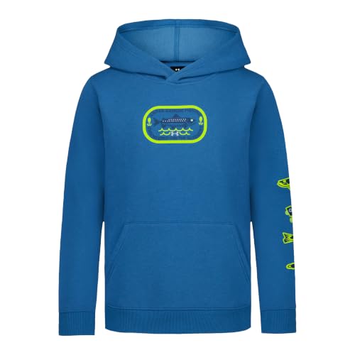 Under Armour Boys' Fleece Pullover Hoodie Sweatshirt - Large Aegean Blue Fish