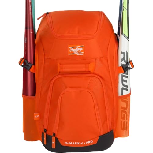 Rawlings Franchise 2.0 Player's Baseball & Softball Backpack - Athletic Orange