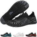 Hike Footwear Lazuli Pro Barefoot Shoes for Men & Women - Wide Toe Trail Running, Grey/Black, 8-8.5 Women / 6-6.5 Men