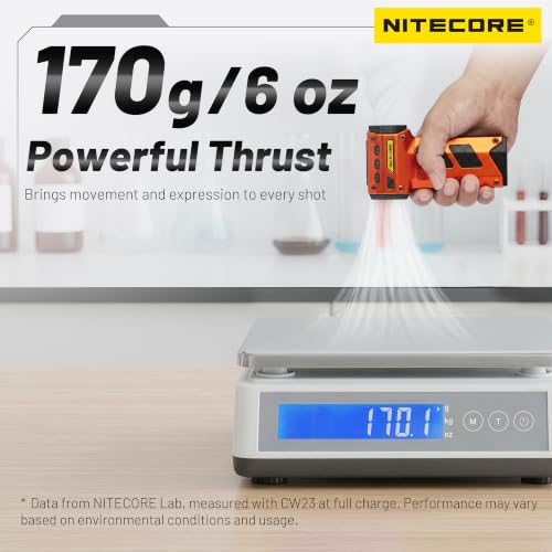 Nitecore CINEWIND CW23 Orange Portable Photography & Cleaning Fan