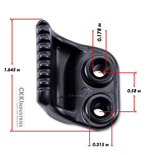 Right Hand Holster Belt Claw with Mounting Hardware - 1 Pack