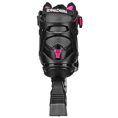 Roller Derby AERIO Q-60 Women's Inline Skates Black/Pink Size 9 - Lightweight Sport