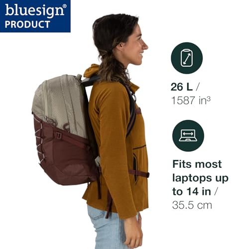 Osprey Quasar Commuter Backpack - Black, 26L, Laptop & Hydration