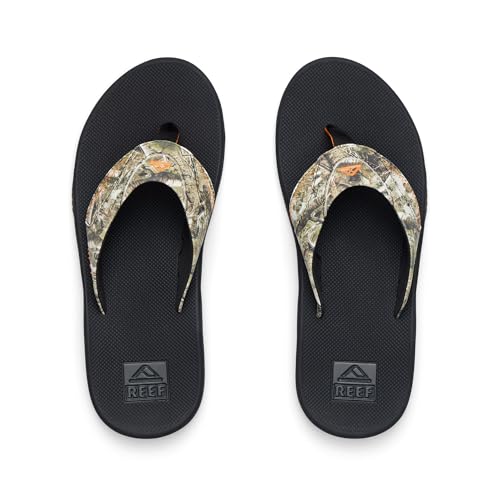Mens Reef Fanning Sandals - Tree Camo, Water-Friendly, Arch Support