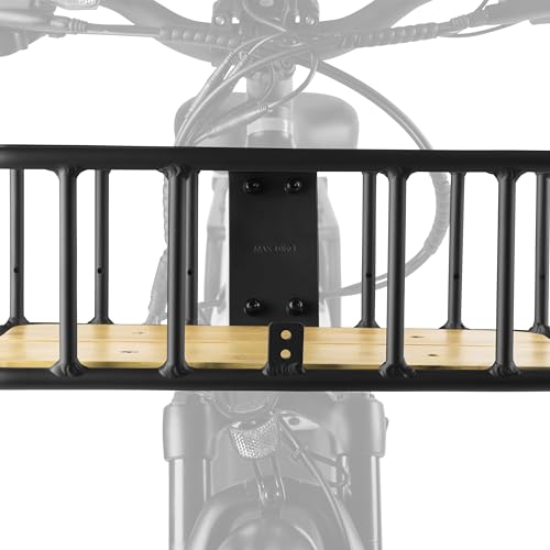 Retrospec Aluminum Front Basket for E-Bikes - Matte Black / Tote