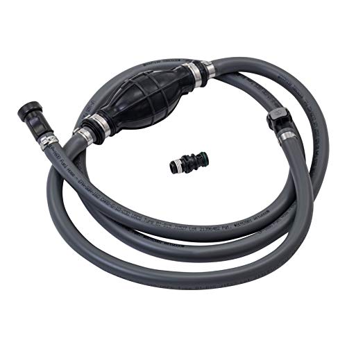 Attwood Marine Fuel Line Kit 6ft with Sprayless Connectors for Johnson/Evinrude
