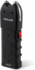 POLICE Stun Gun 928 - High Voltage Rechargeable Self Defense Tool with LED Flashlight - Compact & Heavy Duty - Black