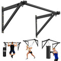 Wall Mounted Pull Up Bar with Adjustable Depth & 500LBS Capacity for Home Gym