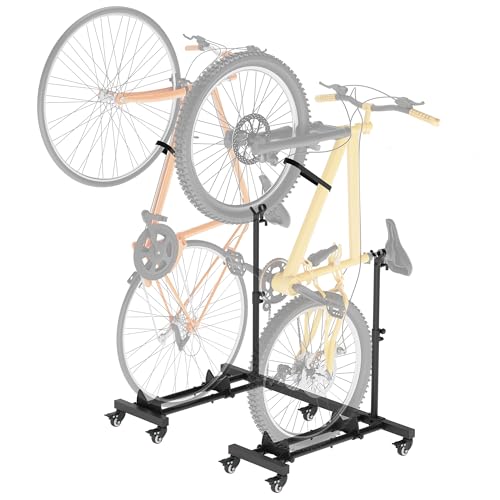 Sttoraboks 2 Pack Vertical Bike Racks for Garage, Fits Bikes Up to 29"