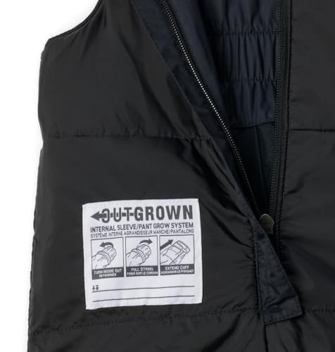 Columbia Kids Waterproof Insulated Snow Bibs - Adventure Ride II, Small/Black