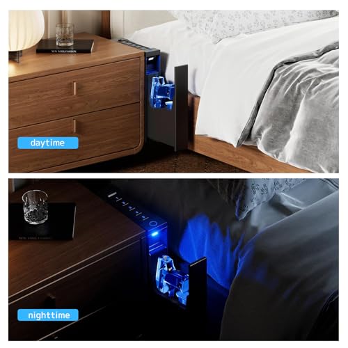 XDeer S12 Pro Biometric Gun Safe with App Control, Quick Access & Auto-Eject Drawer