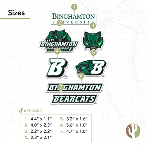 Binghamton University Bearcats Sticker Decal - Official College Campus Spirit