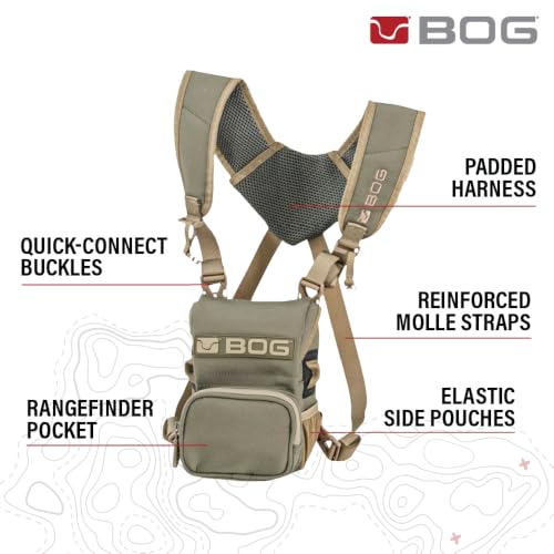 Hunting Binocular Bivy Bag with Adjustable Harness & Fleece Lining