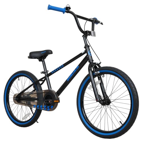 Nighthawk 20 Inch Kids Bike for Boys Girls Ages 6-12 - Lightweight Steel Frame