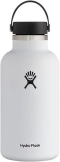 Hydro Flask 64 Oz Wide Mouth Water Bottle - Durable White Design for Hydration on the Go