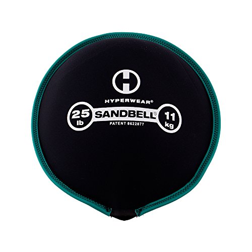 HYPERWEAR SandBell 25 lb Soft Sandbag for Strength Training & HIIT