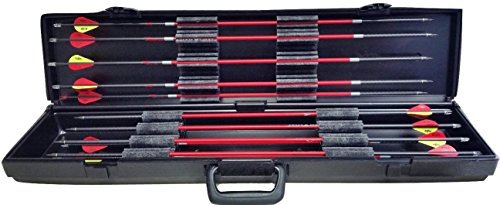 Arrow Case - Holds Up to 33 Arrows with Shockproof Double Wall Design