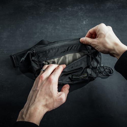 Eberlestock Bando Bag - Tactical Fanny Pack with Adjustable Waist, Black