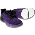 Pyramid Women’s Path Lite Black/Purple Seamless Mesh Bowling Shoes 8.5