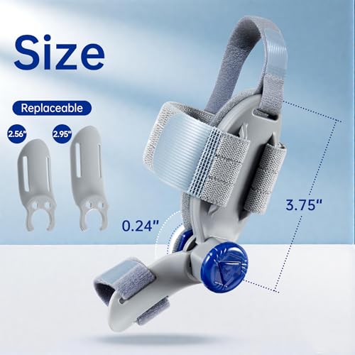 Bunion Corrector for Women & Men Grey 1 Pack - Adjustable Toe Straightener for Big Toe Alignment