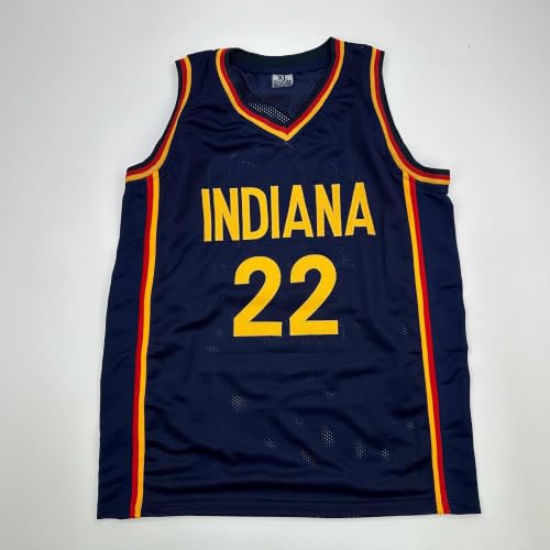Facsimile Autographed Basketball Jersey Men's XL - Indiana Blue Collectible