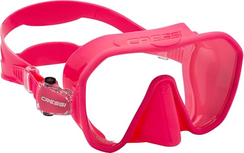 Pink Fluo Snorkel & Mask Combo for Snorkeling - Lightweight & High Performance