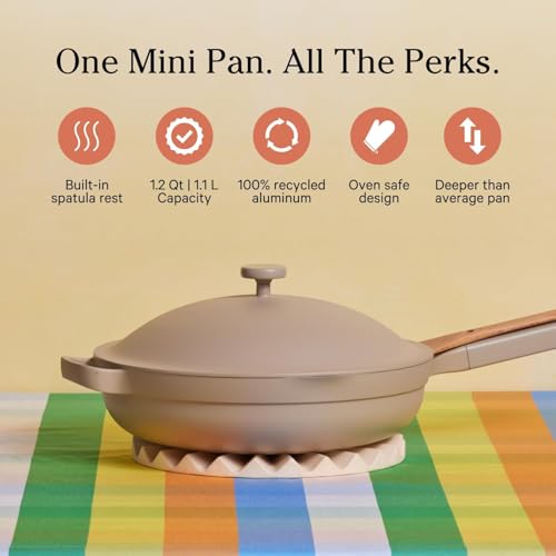 Mini Cookware Duo - Steam - 6 Piece Ceramic Nonstick Set for Small Meals