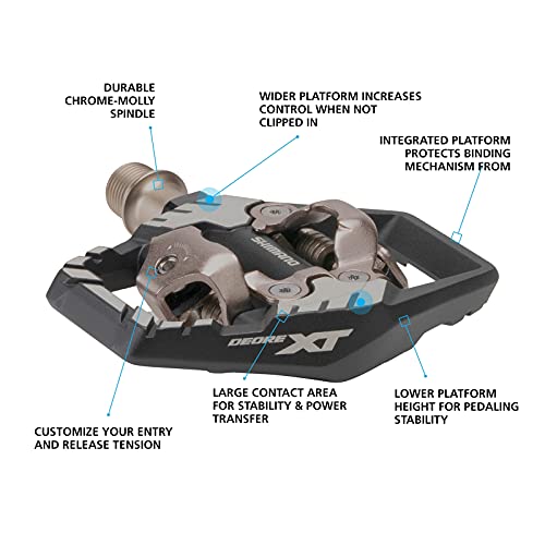 Shimano XT PD-M8120 Trail and Enduro SPD Bike Pedals