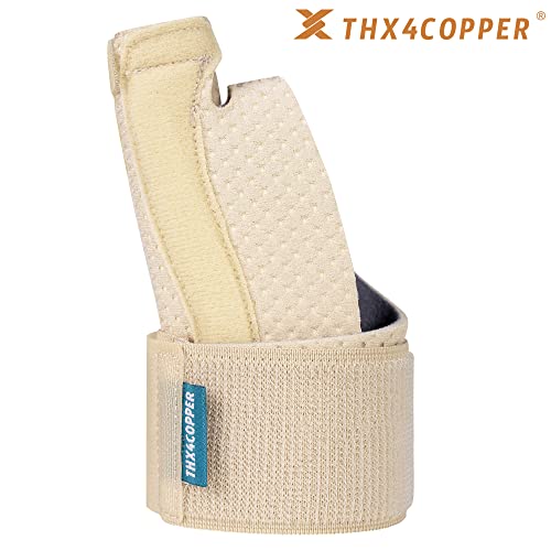 Thumb & Wrist Stabilizer Splint for Pain Relief, Arthritis, Sprains, Tendonitis, Carpal Tunnel - Beige, Large/X-Large