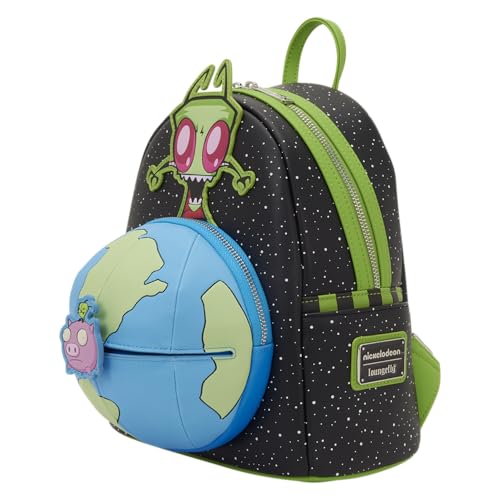 Loungefly Nickelodeon Invader Zim Glow-in-the-Dark Mini Backpack
