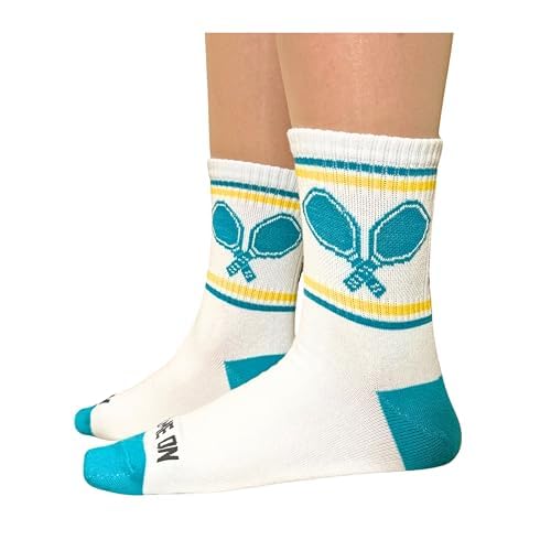 PBF Pickleball Socks Womens Gift Quarter Length Multicolor Bundle Paddles Athletic Moisture Wicking Dri Fit Cotton