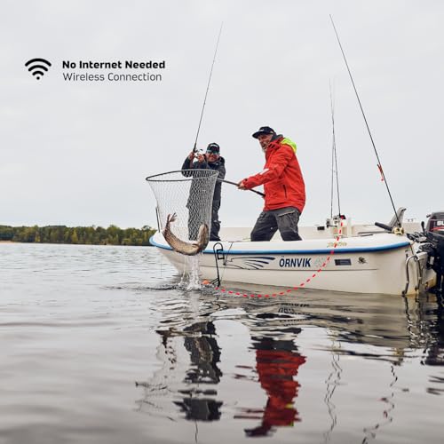 Deeper PRO+ 2 Sonar Fish Finder with GPS - Portable Depth & Fish Finder for Kayaks Boats & Ice Fishing