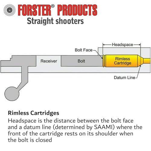 Forster 6.5 Creedmoor Headspace Gauge Set GO & NO-GO for Rifle Chamber Testing