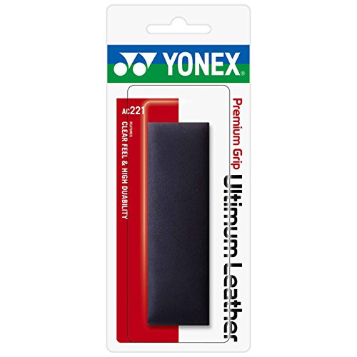 ヨネックス(YONEX) テニス リプレイスメントグリップ プレミアムグリップ アルティマムレザー AC221 ブラック