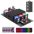 UAONO Multicolour MTG Commander Deck Box with Dice Tray, Modular Card Organizer
