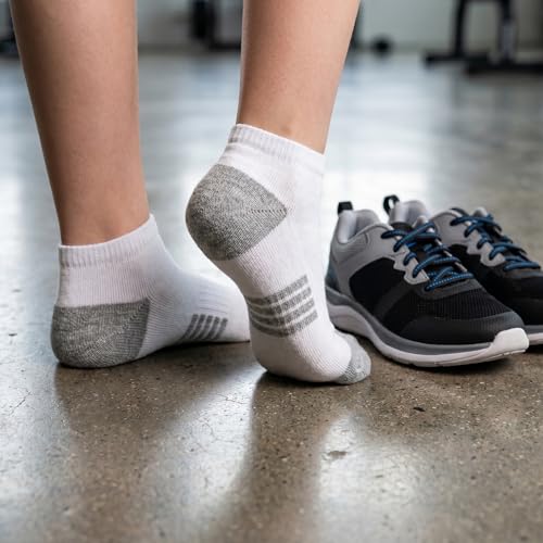 Kids 20 Pairs Boys Low Cut Ankle Socks - Breathable Athletic Crew Socks, Multicolor, 9-12 Years