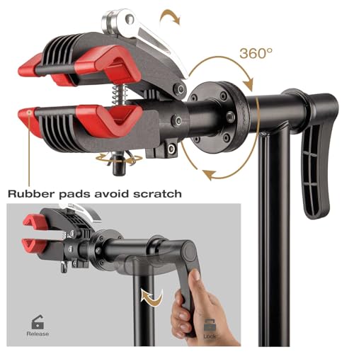 CXWXC Bike Repair Stand F - Portable Bicycle Maintenance Stand, Max 66lbs