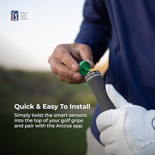 Arccos Smart Sensors Bundle Smoke/Black - Gen 4 Golf Shot Tracking & Membership