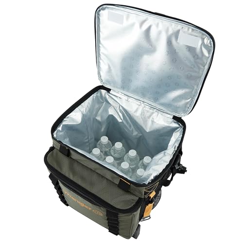 Wrangler Dusty Olive ATG Rolling Picnic Cooler Bag 38L Portable All-Terrain Cart