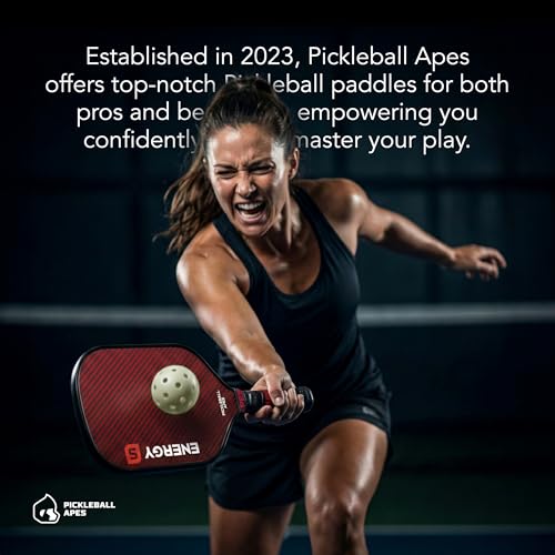 Harmony Series Pickleball Paddle Hybrid 16.4 x 7.6 inch Carbon Fiber USAPA Approved