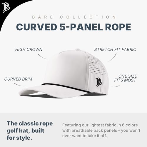 Penn State Nittany Lions Logo Curved Rope Hat - One Size White Black