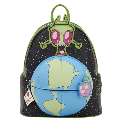 Loungefly Nickelodeon Invader Zim Glow-in-the-Dark Mini Backpack