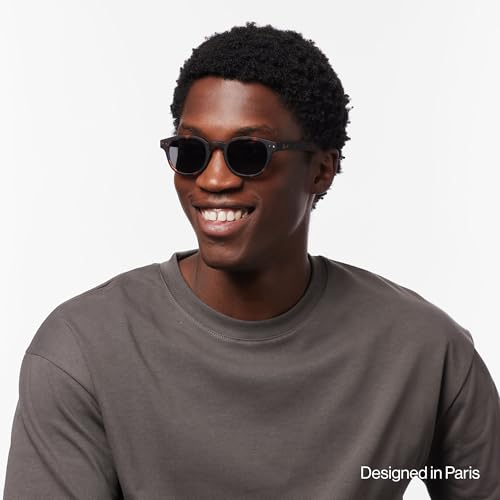 IZIPIZI Sun Category 3 Sunglasses Men & Women - Tortoise Biobased Frame Grey Lenses